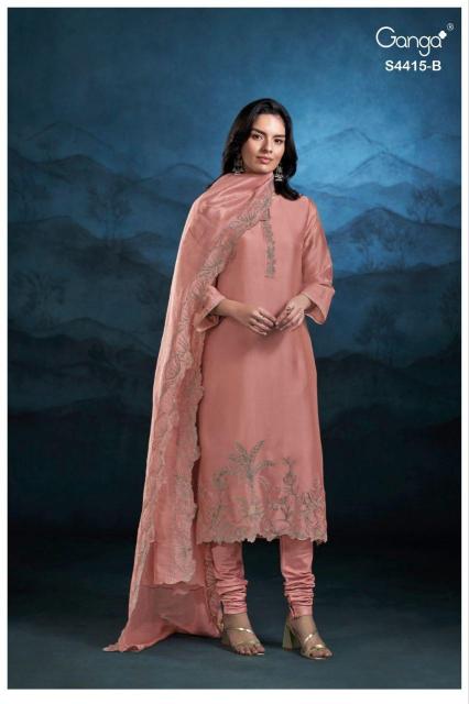 Ganga iriska 4415 wholesale dealers for dress materials in mumbai